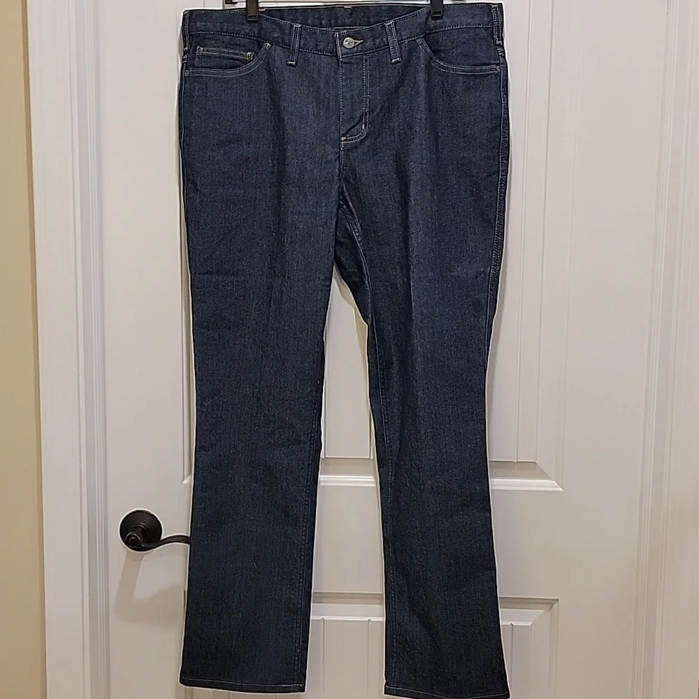 Carhartt Relaxed Fit Dark Blue Denim Jeans Size14 NWT - Picture 9 of 9